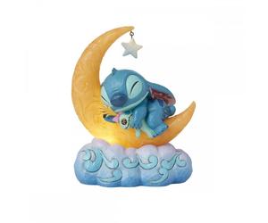 Disney Traditions Stitch and Scrump On Light Up Moon - Figura Decorativa