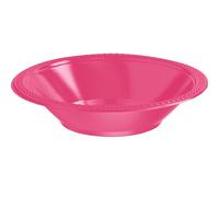 Disok Bol de Plástico Rosa Fucsia Resistente - Pack de 20 Uds