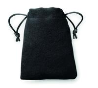 Disok Lote 100 Bolsas Antelina Negras 10 X 8 Cm - Bolsas de Tela Baratas para Regalos (Consultar Mas Colores Disponibles) Ofertas, Lotes