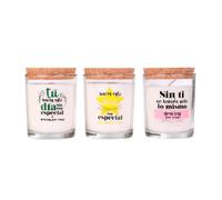 Disok Lote 20 Velas Frases Aleatorias - Regalos y Recuerdos Detalles para Bodas Originales - Presentación Elegante