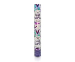 Disok Lote 5 a 20 Cañones Confeti Mariposas Blancas para Bodas Biodegradables 40 CM - Bodas Lanzaconfeti, lanza pétalos