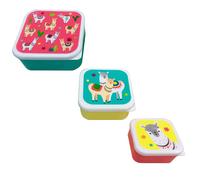 Disok Lote 5 Set 3 Tapers Lunch Llama para Cumpleaños Comuniones Niños
