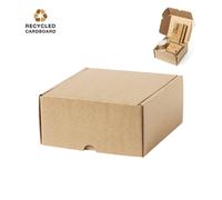 Disok Lote 50 Cajas Presentación Cartón Kraft Baratas 16 X 8.5 X 15 Cm Recicladas