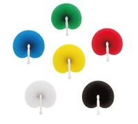 Disok Lote 50 Pai Pai de Colores para Bodas y Comuniones - Abanicos Baratos para Regalos de Fiestas