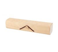Disok Lote de 12 Estuches de Bambú Kraft Rectangular - Estuches Bodas Ecológico para detalles y regalos de bodads