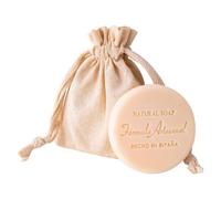Disok - Lote de 12 Jabones Naturales en Bolsa de Tela Kraft - Regalos y Detalles para Bodas - Ecológicos y Sostenibles