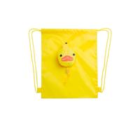Disok Lote de 12 Mochilas Infantil de Poliéster Diseño Pato - Regalos para Fiestas cumpleaños niños infantiles