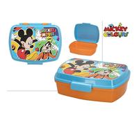 Disok Lote de 24 Sandwichera Plástico Fun Mickey Niños Detalles Regalos Colegios Guarderías