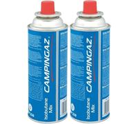DISPAU Campingaz Cartuchos de Gas de válvula CP 250, Mezcla de isobutano | Gas Isobutano para Hornillos y Cocinas Portátiles | Combustible Outdoor Seguro y Fácil de Usar (2, Sólido)