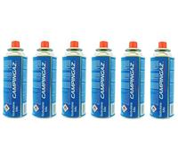 DISPAU Pack de Cartuchos de Gas Butano Recambio y Portable de Gas Butano CP250 Compatible para Cocina Portátil, Soplete Soldador,227 Grs para Hornillos de Camping. (CAMPINGAZ (6 UNDS), 6, Unidad)