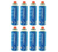 DISPAU Pack de Cartuchos de Gas Butano Recambio y Portable de Gas Butano CP250 Compatible para Cocina Portátil, Soplete Soldador,227 Grs para Hornillos de Camping. (CAMPINGAZ (8 UNDS), 8, Unidad)
