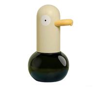 Dispensador automático de jabón de 400 ml, dispensador de desinfectante de manos sin contacto, bomba de espuma recargable USB-C para baño, cocina, azul (amarillo)