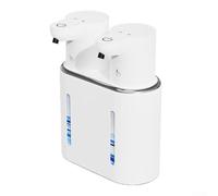 Dispensador automático de jabón montado en la pared, P16 800 ml, dispensador de espuma sin contacto de doble cabeza, sensor eléctrico, dispensador de desinfectante de manos para baño, cocina (C)