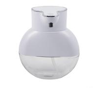 Dispensador automático de jabón sin contacto con soporte de pared y 4 velocidades de dispensación ajustables, recargable por USB para baños y oficinas (B)