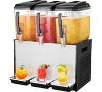 Dispensador comercial de bebidas, 12 litros x 3 tanques, para zumos fríos, bebidas heladas, etc