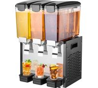 Dispensador comercial de bebidas, con 3 tanques de 10 litros, para zumos fríos, bebidas heladas y otras bebidas