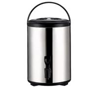 Dispensador de agua caliente, urna de agua caliente aislada de 6L para café, té, zumo de leche fría, con mango de grifo de acero inoxidable