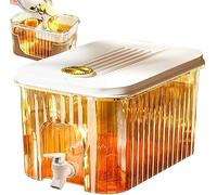 Dispensador de agua for refrigerador, dispensador bebidas for, grado alimenticio 5 litros con grifo a prueba fugas, jugo, filtro contenedor for uso diario