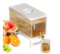 Dispensador de agua para frigorífico | Contenedor de con espiga - contenedor, 4,5 litros de bebida de gran capacidad, grifo y filtro elevado de bebidas y filtro