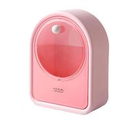Dispensador de algodón | Contenedor de hisopo de algodón | Almacenamiento de punta Q en pared | de donantes Wattbausch en forma de casa | Mur-Donor muerto para baños, dormitorios, b, rosa, Se