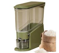 Dispensador de arroz, organizador de arroz transparente, recipientes grandes de almacenamiento de cereales secos para cereales, harina, aperitivos, cereales, cocina, despensa, hogar, dormitorio