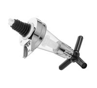 Dispensador de Bebidas de Pared 1 Pieza Acero Inoxidable Negro 30 Ml