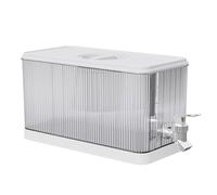 Dispensador De Bebidas Para Frigorífico: Contenedor De Bebidas De Gran Capacidad De 4,5 L Con Grifo Y Filtro, Dispensador De Bebedas Heladas Elevado, Tanque De Bebedero De Duradero | Servidor