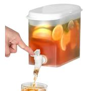 Dispensador de bebidas para nevera de 2,8l de capacidad con boquilla, hervidor frío para refrigerador con grifo, contenedor de bebidas para refrigerador White