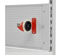 Dispensador de cinta adhesiva para pared trasera de chapa perforada