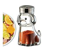 Dispensador de condimentos para animales, salero y pimentero, botella de 2.76 x 4.13 pulgadas con construcción de alimenticio, kit a prueba de humedad, rendimiento de vertido con construcción
