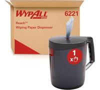 Dispensador de dispensación Central portátil WypAll Reach 6221 - Dispensador de Rollo Blanco o Azul - 1 dispensador de paños