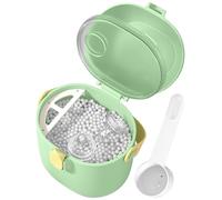 Dispensador De Fórmula Portátil - Dispensador para Harina de Arroz con Cuchara - Almacenamiento Antipolvo Para Viajes En Coche Familias Avión Tren Exteriores Mamás Trabajadoras