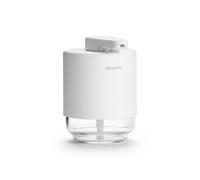 Dispensador de jabón líquido MINDSET, 200 ml, blanco mineral, acero y vidrio, Brabantia