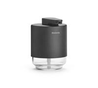 Dispensador de jabón líquido MINDSET, 200 ml, gris mineral, acero y vidrio, Brabantia