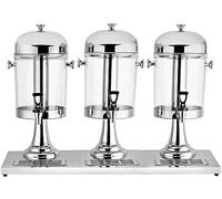 Dispensador de jugo para zumo de frutas, leche y bebidas frías, ideal para cafetería, cantina, bufé y más