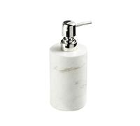 Dispensador de Lavado de Manos Botella dispensadora de loción for encimera con Bomba a presión, mármol, for champú y desinfectante Manos, 130 ml Baño y Cocina(Blanco)
