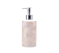 Dispensador de Lavado de Manos Dispensador de jabón cerámica Lujo Ligero 450 ml, Botella con Bomba Prensa for Gel Ducha y lavandería Baño y Cocina(Pink)