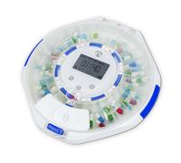 Dispensador de pastillas Nedis Smart Wi-Fi | 28 compartimentos | Número de horas de alarma: 9 horas de alarma al día | Luz / pitido / voz | Pantalla LCD | Blanco