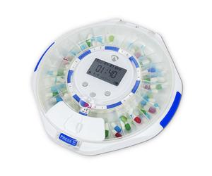 Dispensador de pastillas Nedis Smart Wi-Fi | 28 compartimentos | Número de horas de alarma: 9 horas de alarma al día | Luz / pitido / voz | Pantalla LCD | Blanco