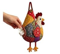 Dispensador de servilletas de coche, organizador de rollos de papel higiénico retro, soporte acolchado para pañuelos de pollo, para baño, mesita de noche, coche, dormitorio, madre, ama de casa