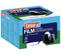 Dispensador de sobremesa tesafilm con 1 rollo de cinta adhesiva | Dispensador de sobremesa con 1 rollo de 33 m x 19 mm - Base antideslizante para una sujeción segura