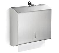 Dispensador de Toallas de Papel para Montaje en Pared Comercial, dispensador de Toalla de Papel de Mano multifold C, sostenedor de Tejido de Acero Inoxidable