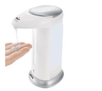 Dispensador Jocca de jabón automático compatible con todo tipo de jabón, gel hidroalcohólico o lavavajillas. Funciona con sensor infrarrojo para controlar la salida del jabón.