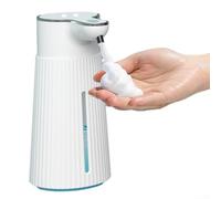 Dispensador Pared Baño 400ml Sin Contacto ABS(Foam) | para batería recargable USB, 2500 usos por para carga, cable incluido, bajo consumo , ecológico y económico