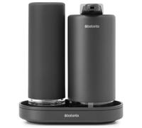 Dispensadores de jabón SINKSTYLE 200 ml, juego de 2 piezas, gris mineral, acero, Brabantia