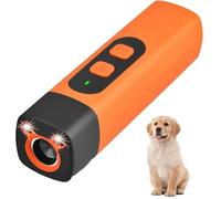Dispositivo antiladridos para perros, repelente ultrasónico de perros 2 en 1, dispositivo disuasorio de ladridos de perro con luz LED, dispositivo antiladridos para interiores y exteriores, para