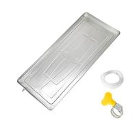 Dispositivo de aire acondicionado exterior, Bandeja de goteo de condensado for exteriores, varios tamaños, for aire acondicionado de ventana y fan coil(84x38x3cm)