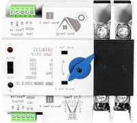 Dispositivo de conmutación fotovoltaico de doble alimentación, modelo ZGQ5G-100A/2P, 220V