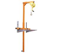 Dispositivo de elevación de aire acondicionado, soportes de montaje 3P con cabrestante de mano de 20 m para una fácil instalación y desmontaje, ideal para equipos al aire libre