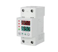 Dispositivo de protección contra sobretensión, pantalla Digital, límite de relé, protección contra sobrecorriente, disyuntor doméstico de 220V, 40A/63A
